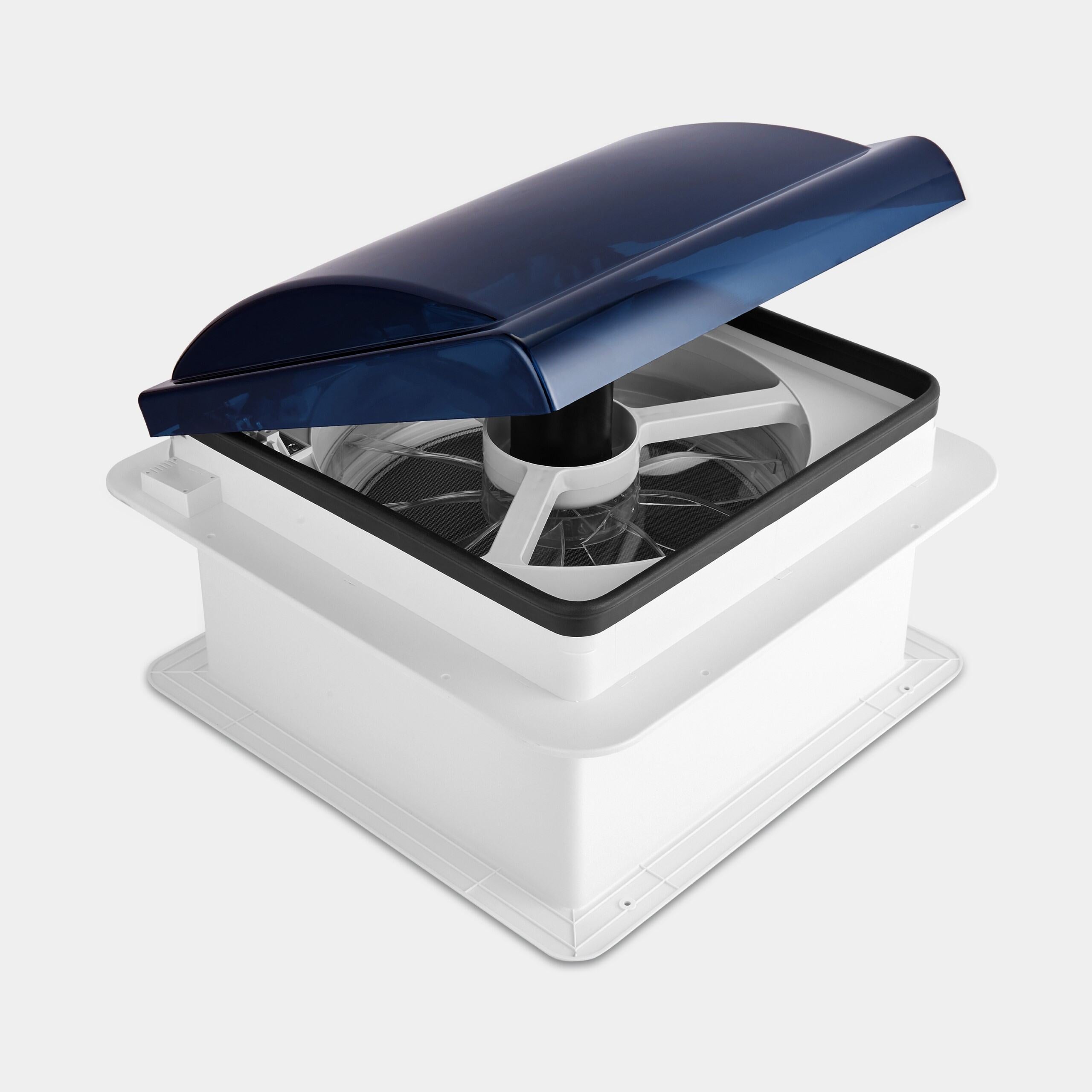 camper fan Hike Crew 14” RV Roof Vent Fan, 12V Manual Camper Fan with Removable Screen