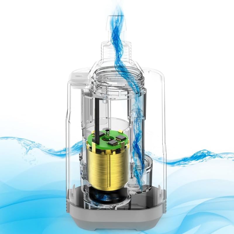 Hike Crew Portable Battery-Operated Shower with LED Light and Adjustable Showerhead