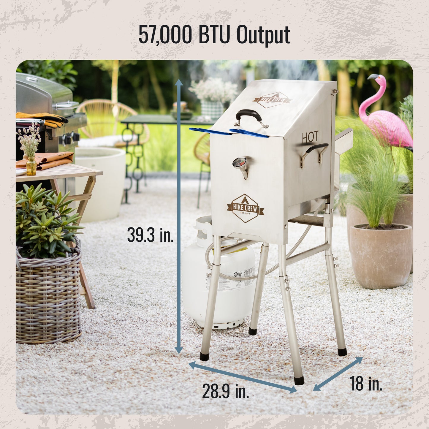 Propane Deep Fryer with 2 Baskets