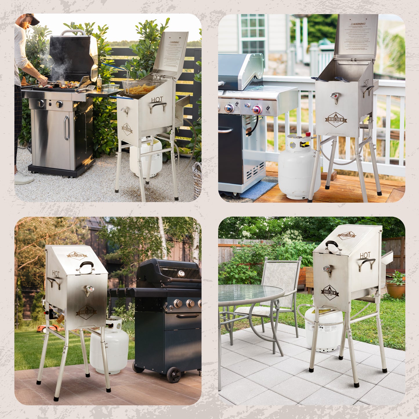 Propane Deep Fryer with 2 Baskets