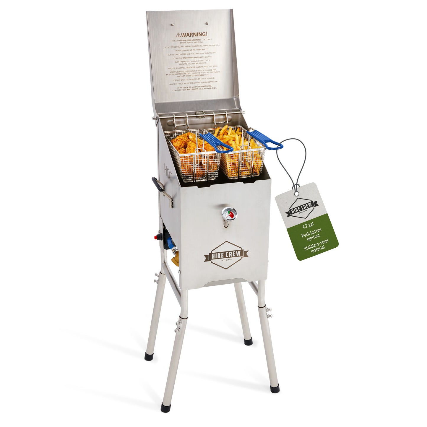 Propane Deep Fryer with 2 Baskets
