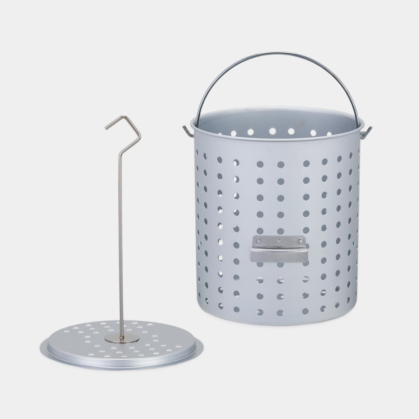 10-Piece Outdoor Turkey Fryer Kit W/30Qt Boiler Pot, 10Qt Turkey Fryer Pot, Stand