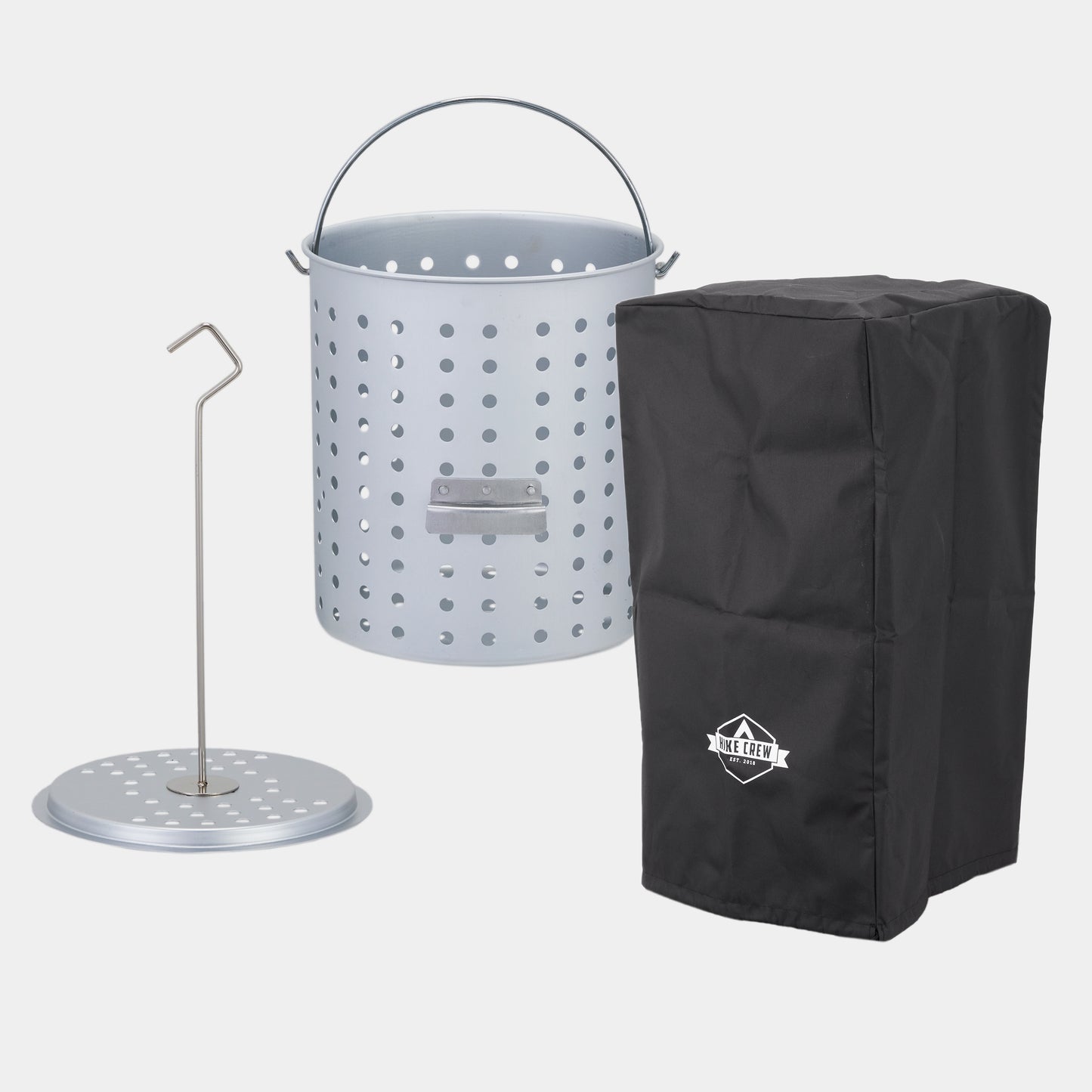 10-Piece Outdoor Turkey Fryer Kit W/30Qt Boiler Pot, 10Qt Turkey Fryer Pot, Stand