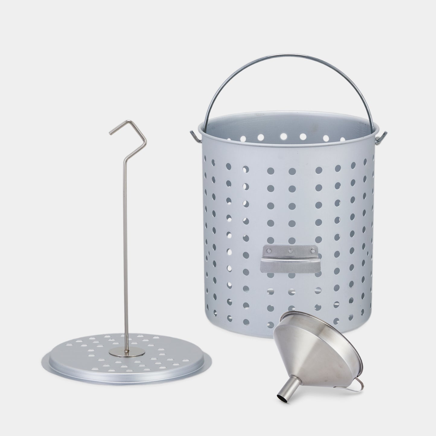 15-Piece 50,000 BTU Outdoor Propane Turkey Fryer Kit with Igniter, 30qt and 10qt Pots