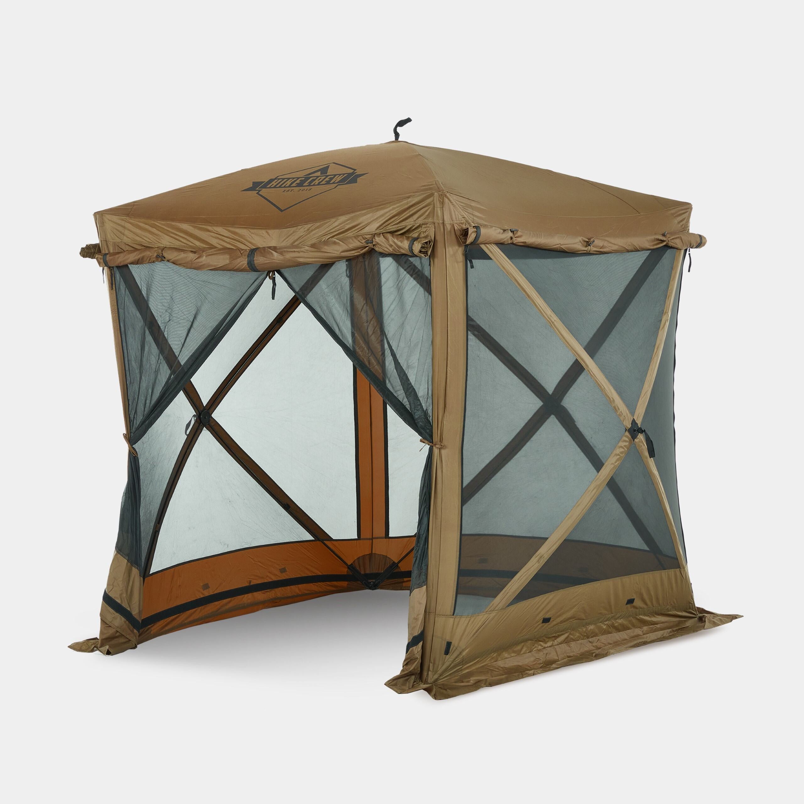 outdoor gazebo tent 6' x 6' Gazebo Tent, 4-Sided Outdoor Tent Canopy with Stakes and Carry – Hike Crew