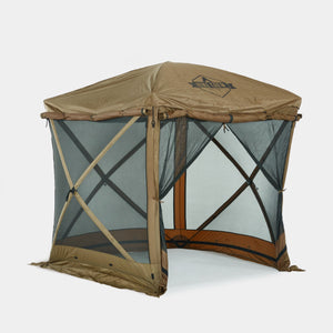 6.5’ x 6.5’ Screened Gazebo Tent, 4-Sided Outdoor Tent Canopy, UV Resistant SPF 50+