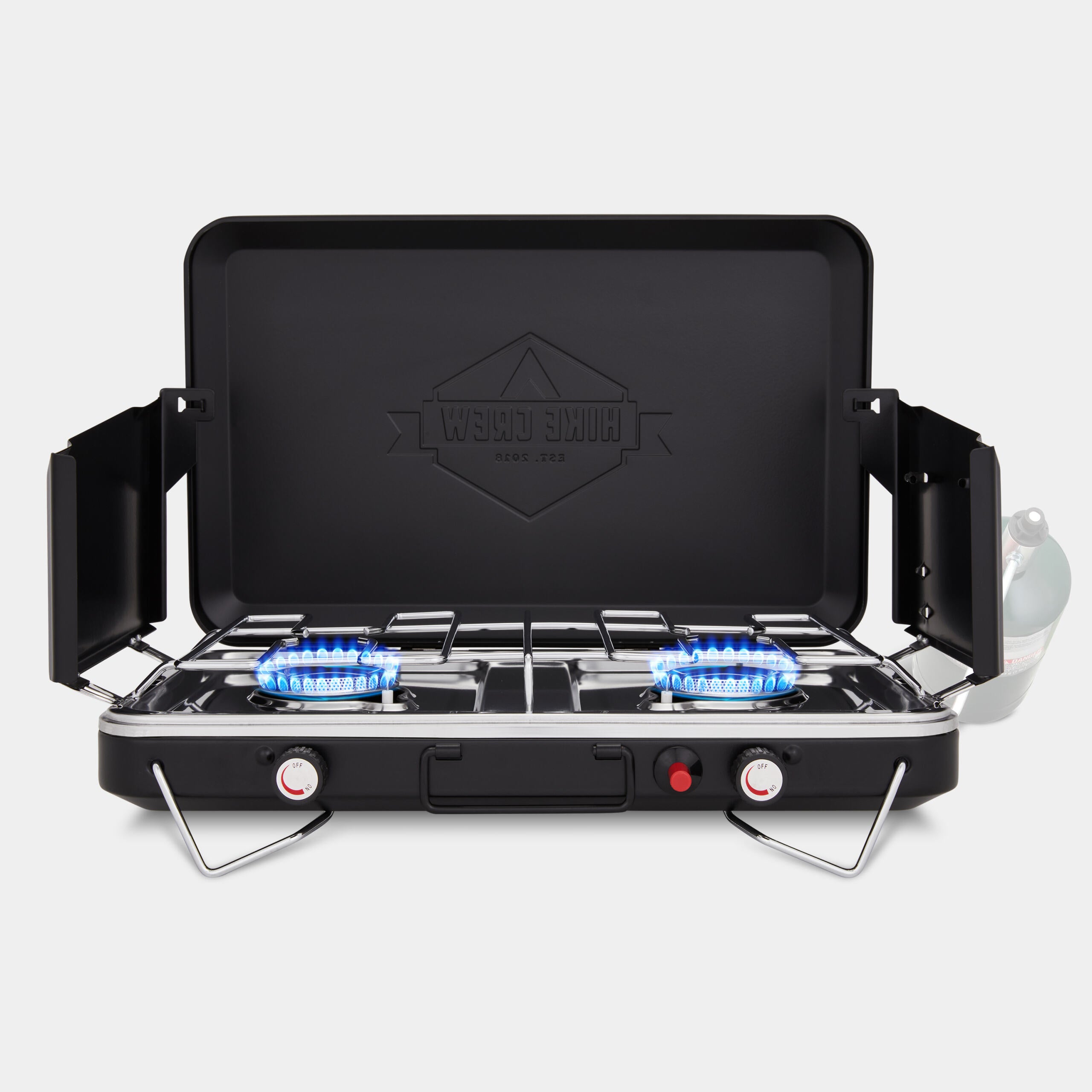 Dual Burner Stove with Built-in Ignite - Perfect for Camping – Hike Crew