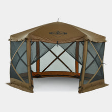 Load image into Gallery viewer, 12’ x 12’ Pop Up Gazebo Tent, 6-Sided Outdoor Camping Canopy with Zippered Wind Panels
