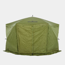 Load image into Gallery viewer, 12’ x 12’ Pop Up Gazebo Tent, 6-Sided Outdoor Camping Canopy with Zippered Wind Panels
