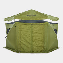 Load image into Gallery viewer, 13’ x 13’ Waterproof Pop-Up Gazebo Tent, 6-Sided Outdoor Tent Canopy w/Floor and More
