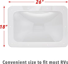 Load image into Gallery viewer, RV Skylight - RV Skylight Replacement Cover, 18” x 26” Fits Most RV Openings
