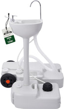 Load image into Gallery viewer, Portable Camping Sink &amp; Waste Tank, 4.5 Gal Outdoor Portable Hand Washing Station

