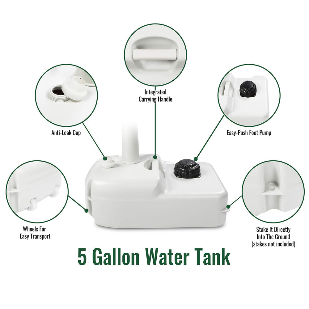 Portable Sink, Outdoor Sink & Hand Washing Station, 24L Water Tank