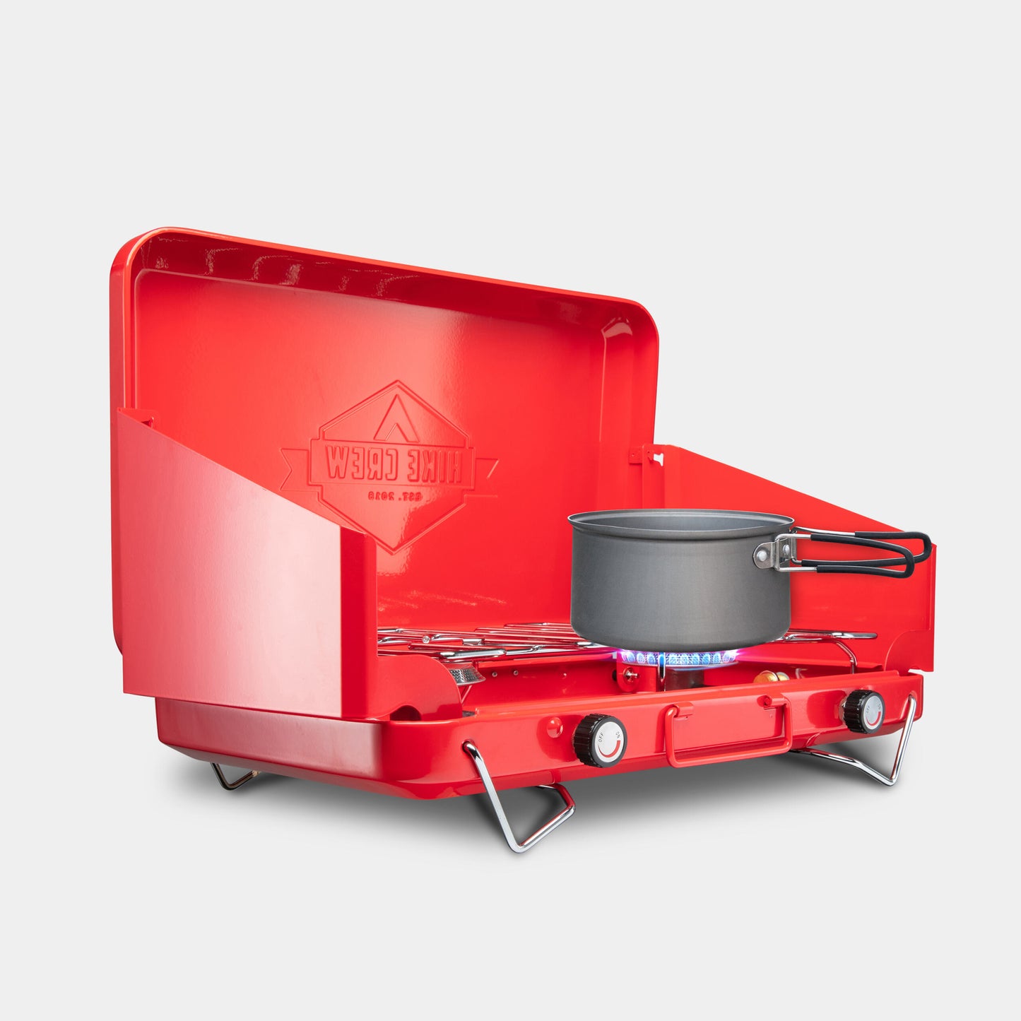 Gas Camping Stove, Portable Stove with Double Burner