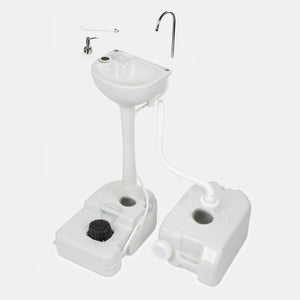 Portable Sink, Outdoor Sink and Hand Washing Station, 24L Water Tank