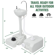 Load image into Gallery viewer, Portable Sink, Outdoor Sink &amp; Hand Washing Station, 24L Water Tank

