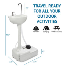Load image into Gallery viewer, Portable Sink, Outdoor Sink &amp; Hand Washing Station, 19L Water Tank
