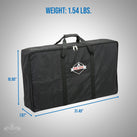 Cast Iron 2-Burner Stove Heavy Duty Storage Carry Bag 18.9" x 7.87" x 37.49"