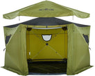 13’ x 13’ Waterproof Pop Up Gazebo Tent, 6-Sided Outdoor Tent Canopy w/Floor & More