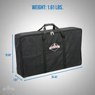 Cast Iron 3-Burner Stove Heavy Duty Storage Carry Bag 19.69" x 7.87" x 35.43"