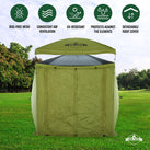 6.5’ x 6.5’ Screened Gazebo Tent, 4-Sided Outdoor Tent Canopy, UV Resistant SPF 50+