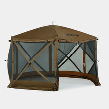 Load image into Gallery viewer, 12’ x 12’ Pop Up Gazebo Tent, 6-Sided Outdoor Camping Canopy with Zippered Wind Panels
