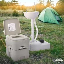 Load image into Gallery viewer, Portable Sink &amp; Portable Toilet for Camping, with 4.5 Gal Capacity &amp; 5 Gal Waste Tank

