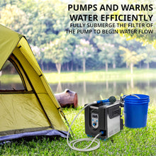 Load image into Gallery viewer, Portable Propane Water Heater &amp; Shower Pump with Built-In Battery, Safety Shutoff &amp; Case
