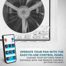 Load image into Gallery viewer, 11” RV Roof Vent Fan, 12V 6-Speed RV Fan with LED Light, and Remote
