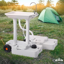 Load image into Gallery viewer, XL Portable Camping Sink &amp; Waste Tank, 8 Gal Portable Hand Washing Station with 10 Gal Waste Tank
