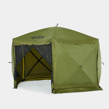 Load image into Gallery viewer, 12’ x 12’ Pop Up Gazebo Tent, 6-Sided Outdoor Camping Canopy with Zippered Wind Panels
