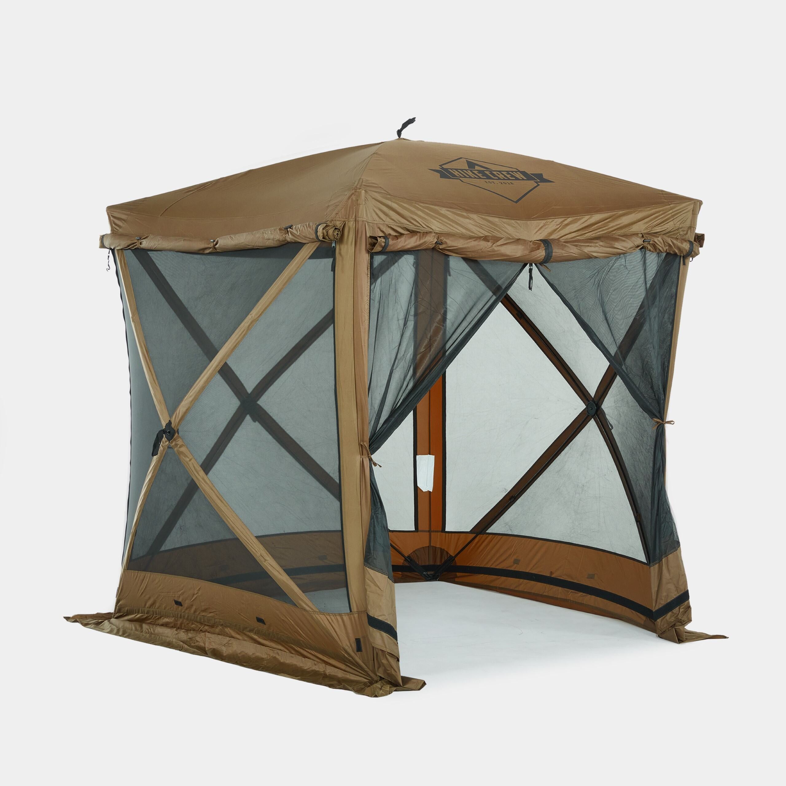 gazebo tent 6’ x 6’ Gazebo Tent, 4-Sided Outdoor Tent Canopy with Stakes and Carry Bag Green