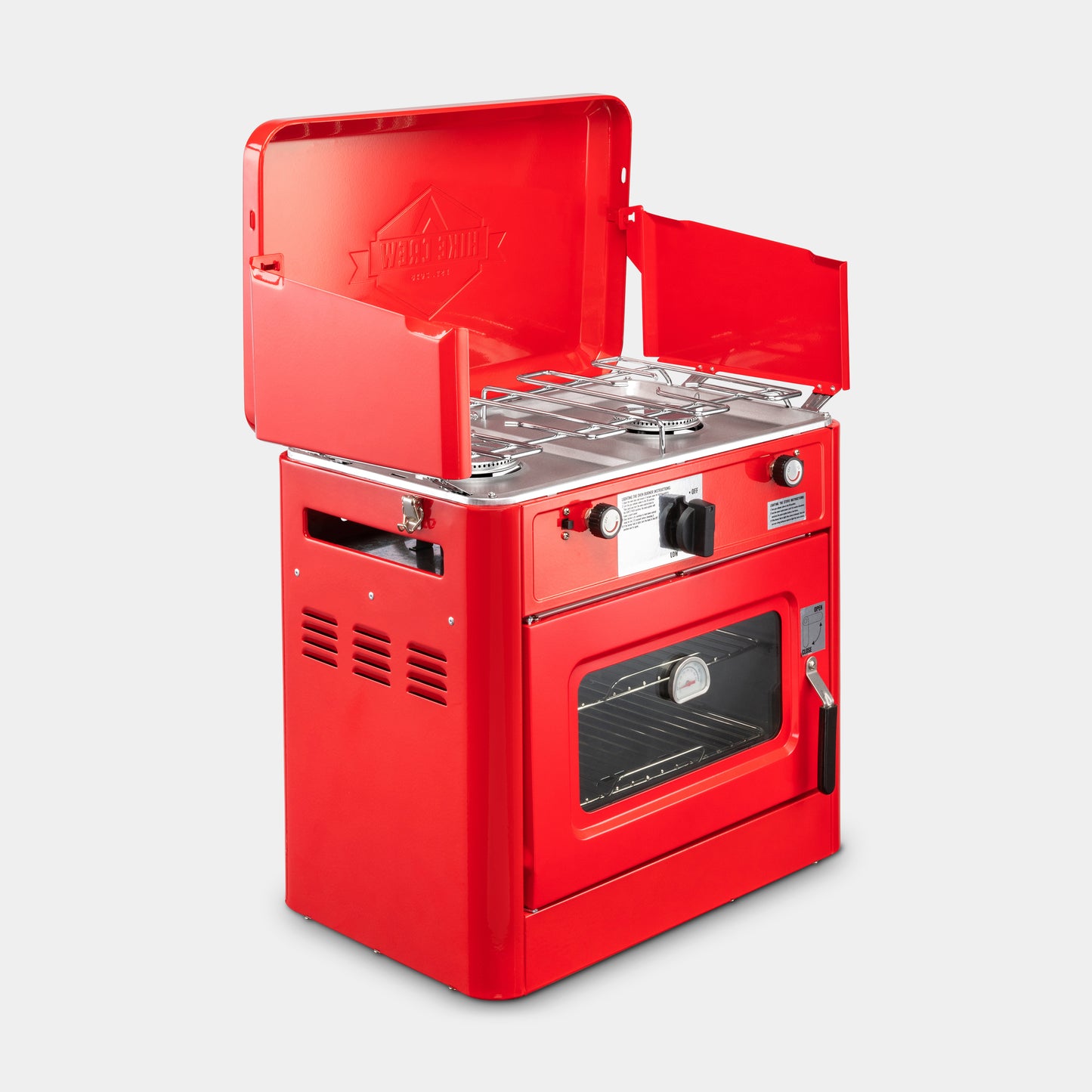 Gas Camping Oven, CSA Approved 2-Burner Stove & Camp Oven with Bag, Igniter & More
