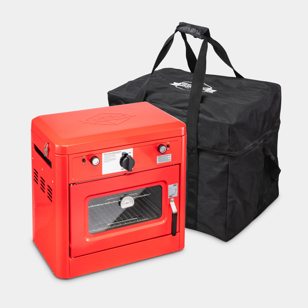 Dual Burner Camping Oven with Carrying Bag