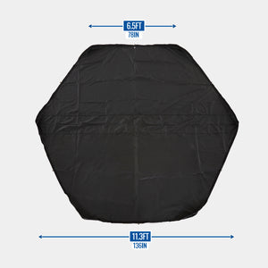 Gazebo Tent Floor for 6-Sided Pop-up Tents with 6.5ft (200cm) Panels