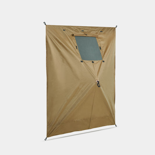 6 Ft Pop Up Gazebo Side Panel with Window for 4- and 6-Sided Tents - Brown