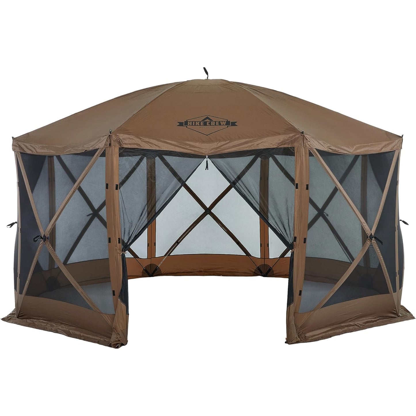 14.5’ x 14.5’ Pop Up Gazebo, 8-Sided Instant Outdoor Tent Canopy with Stakes, Ropes & More