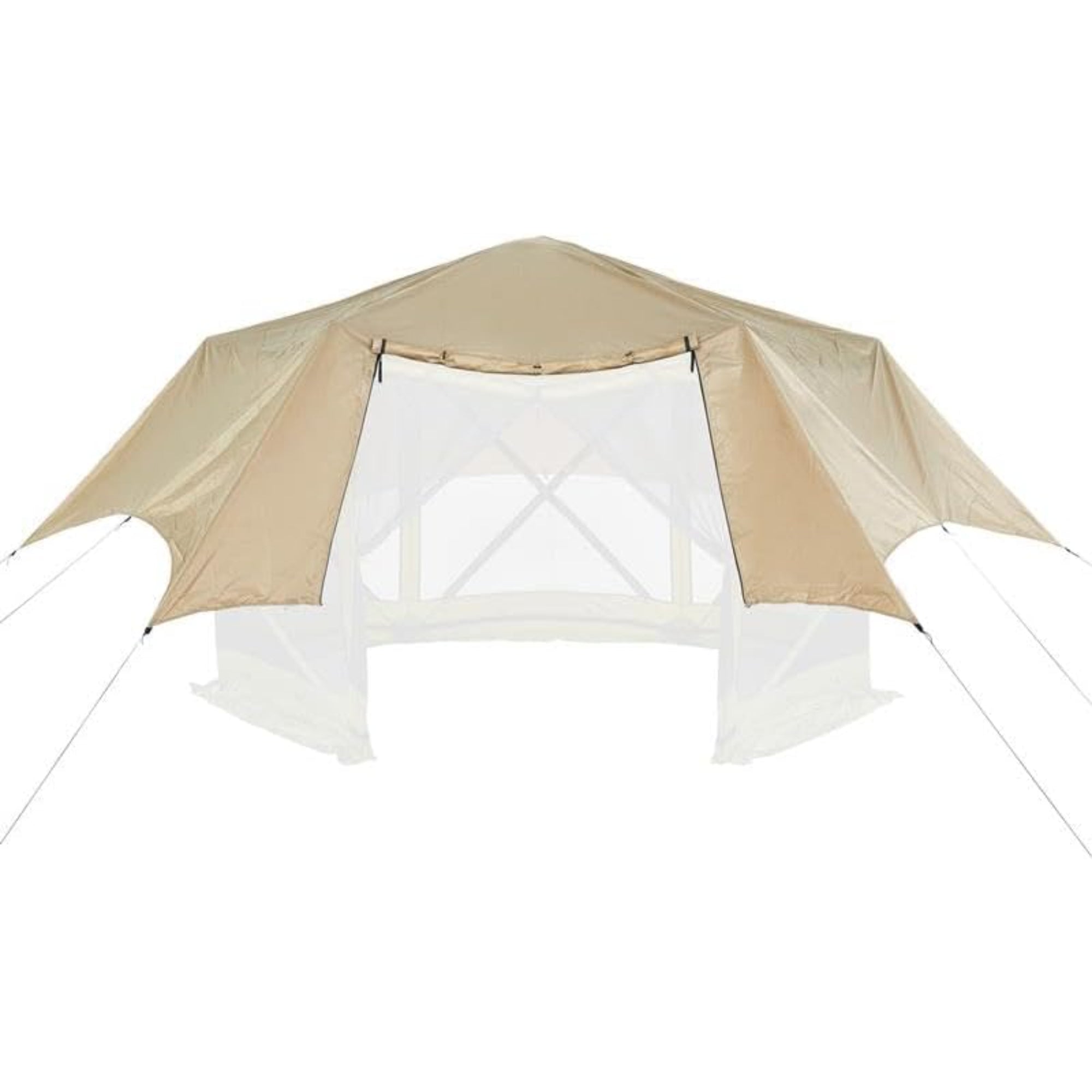 Waterproof Gazebo Rain Shelter Tarp Compatible with 6-Sided Pop-Up Tent  with 6.5ft Panels