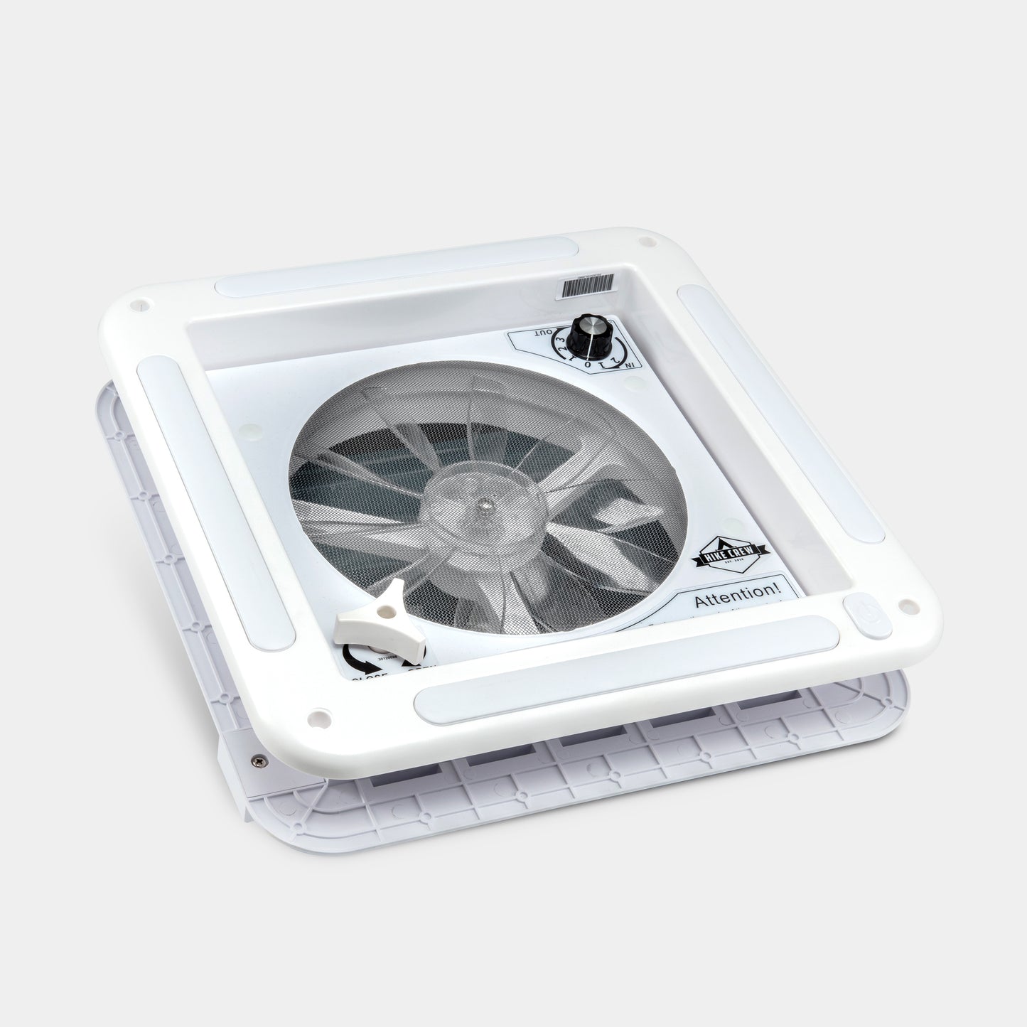 11” Manual RV Roof Vent Fan with 3 Speeds