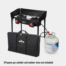 Load image into Gallery viewer, Cast Iron 2-Burner Stove Heavy Duty Storage Carry Bag 18.9&quot; x 7.87&quot; x 37.49&quot;
