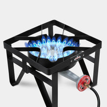 Load image into Gallery viewer, Cast Iron Portable Camping Stove, 220,000 BTU Single Burner Outdoor Camp Stove
