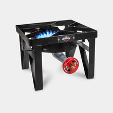 Load image into Gallery viewer, Cast Iron Portable Camping Stove, 220,000 BTU Single Burner Outdoor Camp Stove
