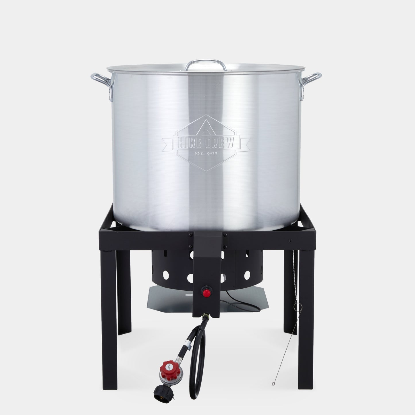 100QT Outdoor Boiling Kit with Igniter, 110,000 BTU Seafood Boil Set for Crawfish and More