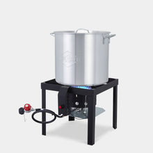 Load image into Gallery viewer, 60QT Outdoor Boiling Kit with Igniter, 110,000 BTU Seafood Boil Set for Crawfish and More
