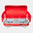 2 Burner Propane Stove, 20,000 BTU Portable Stove with Handle and Foldable Legs