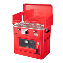 Load image into Gallery viewer, Dual Burner Camping Oven with Carrying Bag
