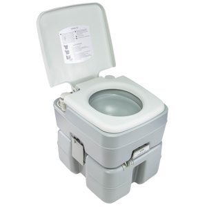 Outdoor Portable Toilet with 5.3 GAL (20L) Waste Tank and 3-Way Flushing