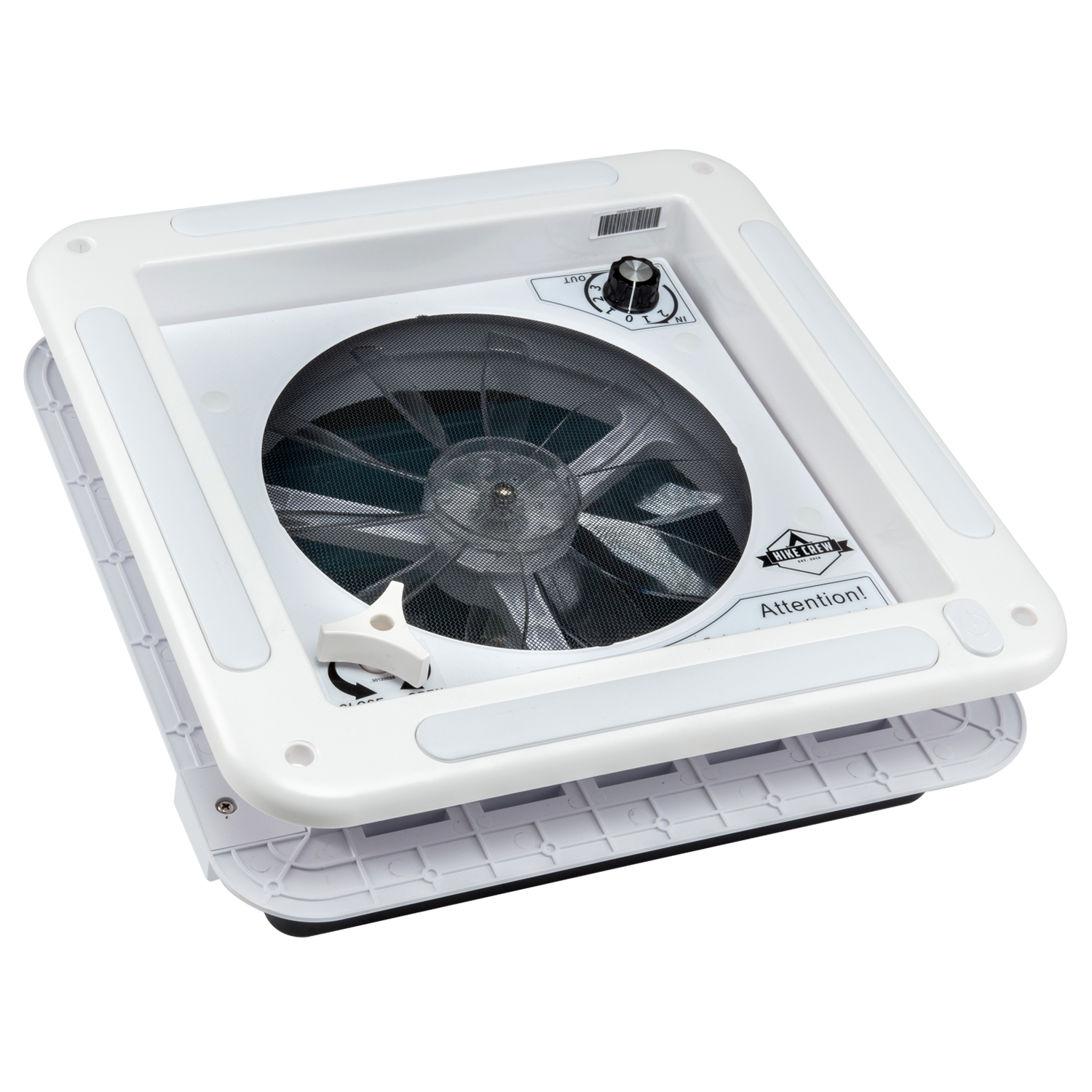 Hike Crew 11” Manual RV Roof Vent Fan with 3 Speeds in the RV  Accessories department at
