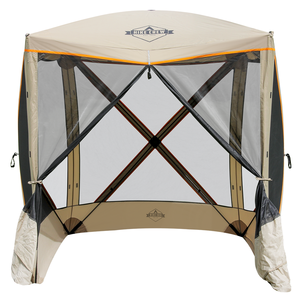 Portable 4-Sided Screen Gazebo with Carrying Bag
