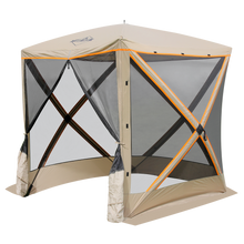 Load image into Gallery viewer, Hike Crew Portable 4-Sided Screen Gazebo
